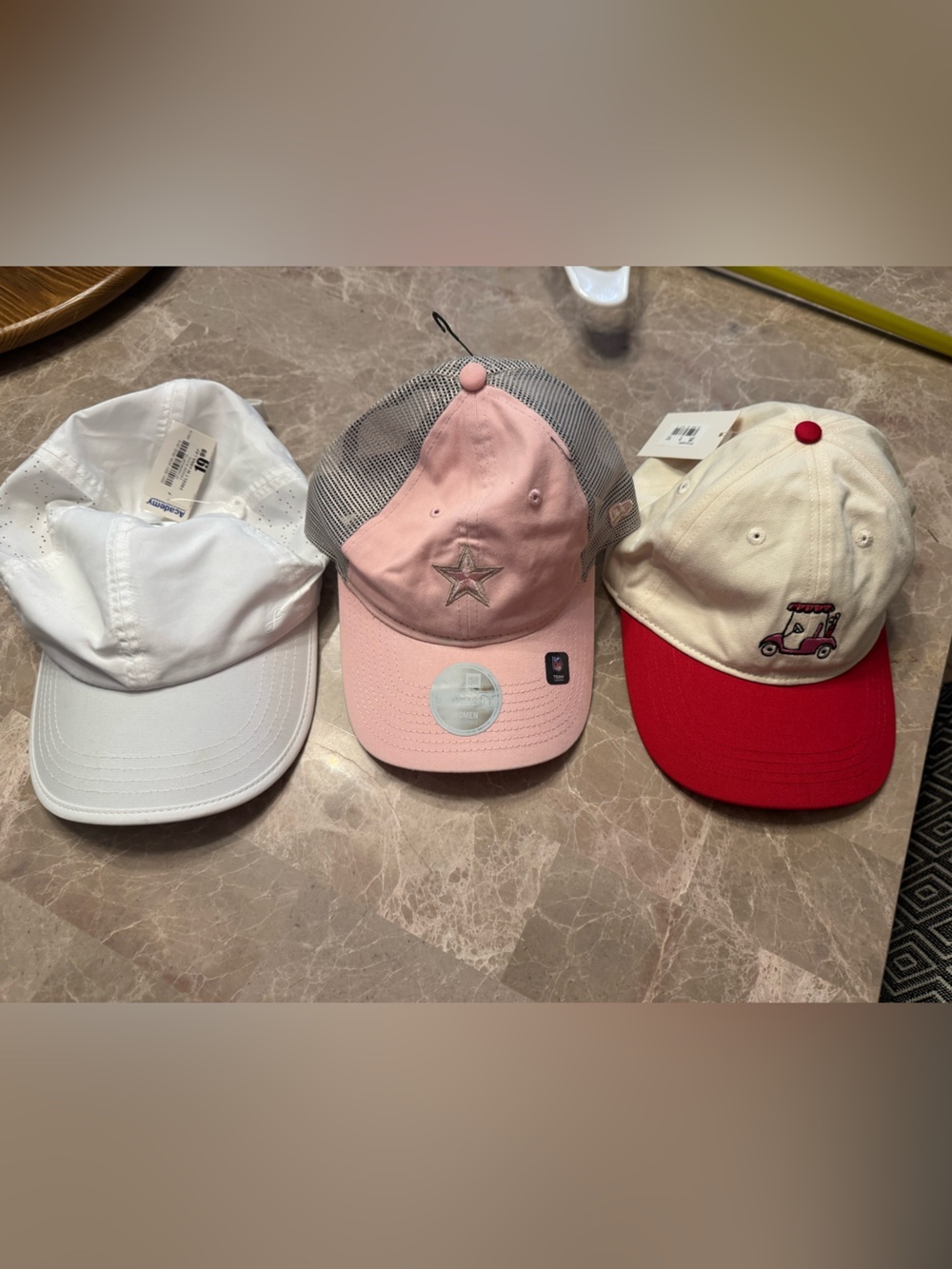3 women's hats one size